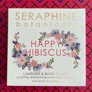 Seraphine Botanicals Happy Hibiscus Palette -  Blush Palette for All Skin Tones